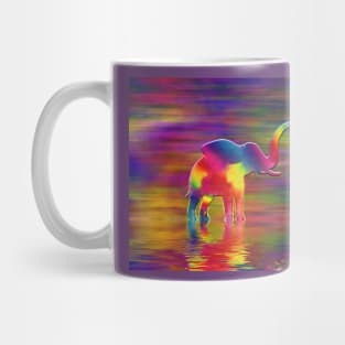 Elephant on the Water Mug